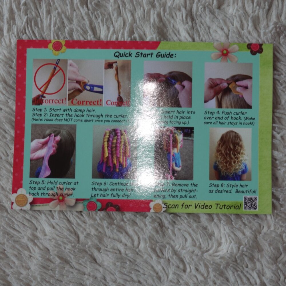 No Heat Curler Corner 27 piece kit for Medium to Long Hair, Like New - Picture 8 of 9
